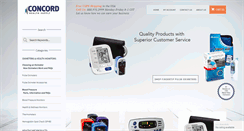 Desktop Screenshot of concordhealthsupply.com